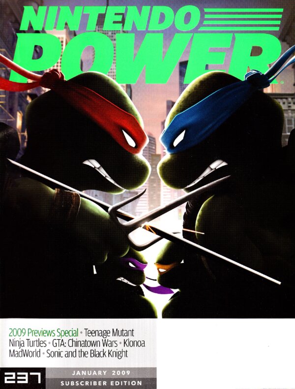 Nintendo Power Issue 237 (January 2009) cover